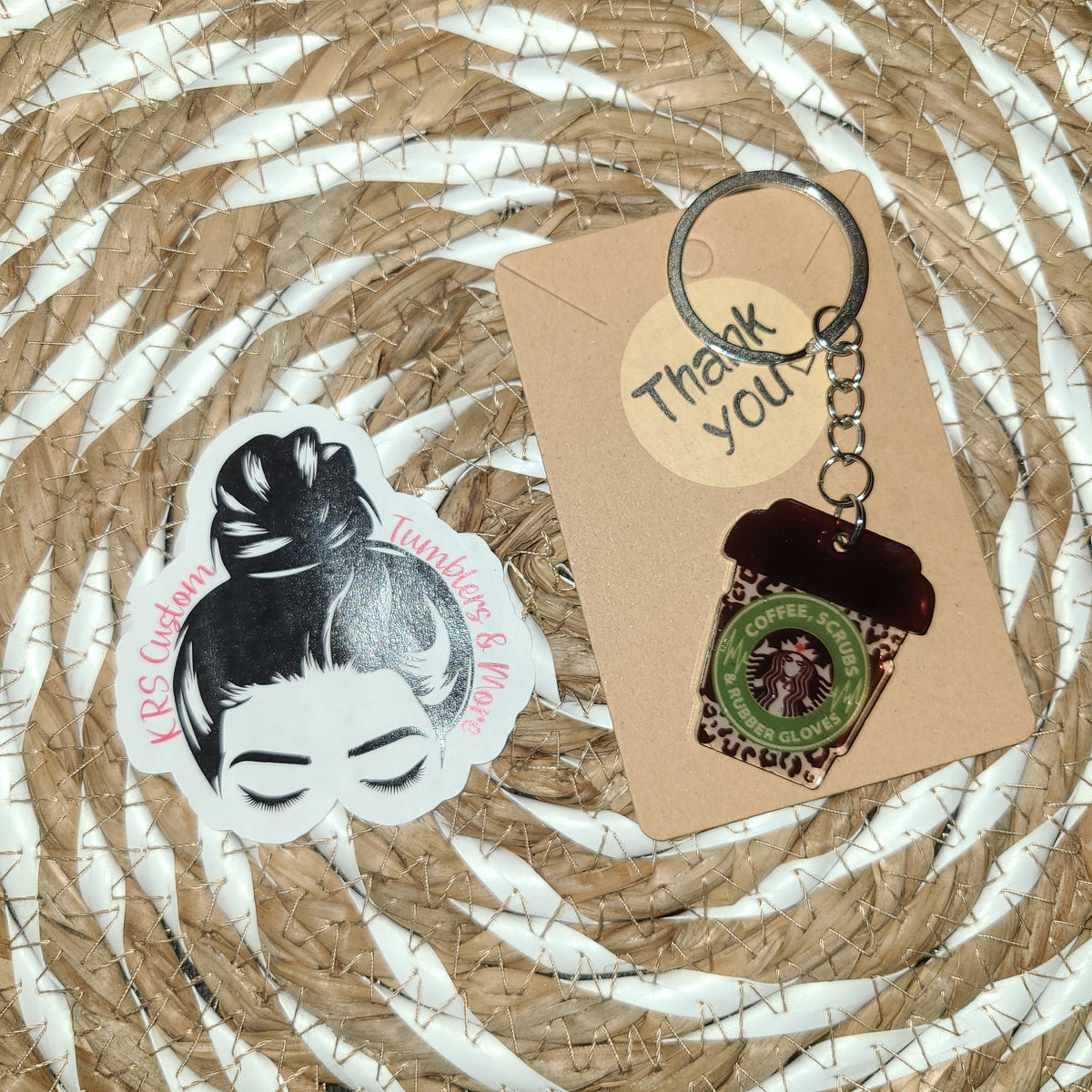 RTS Keychains - Hot Coffee