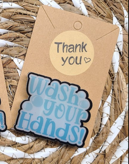 RTS Badge Reels - Wash Your Hands