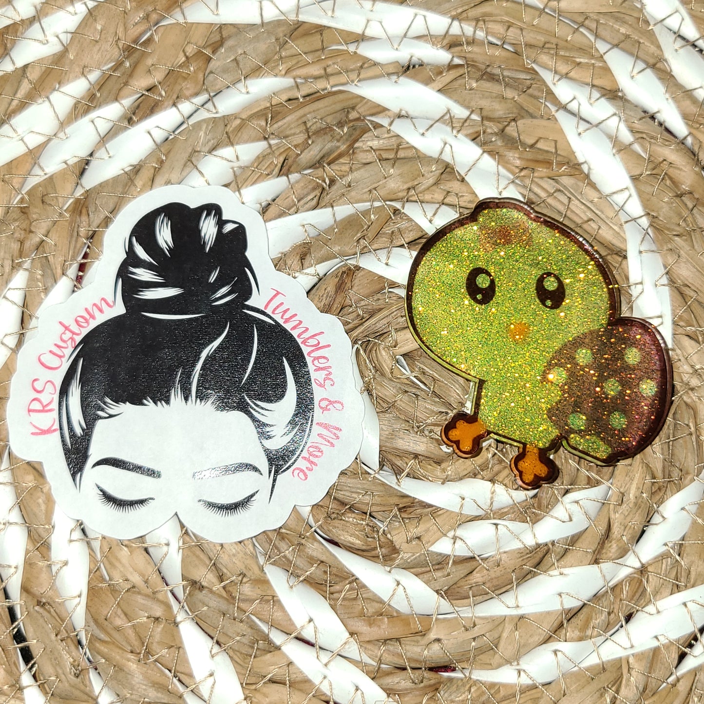 RTS Badge Reels - Chicken with Egg