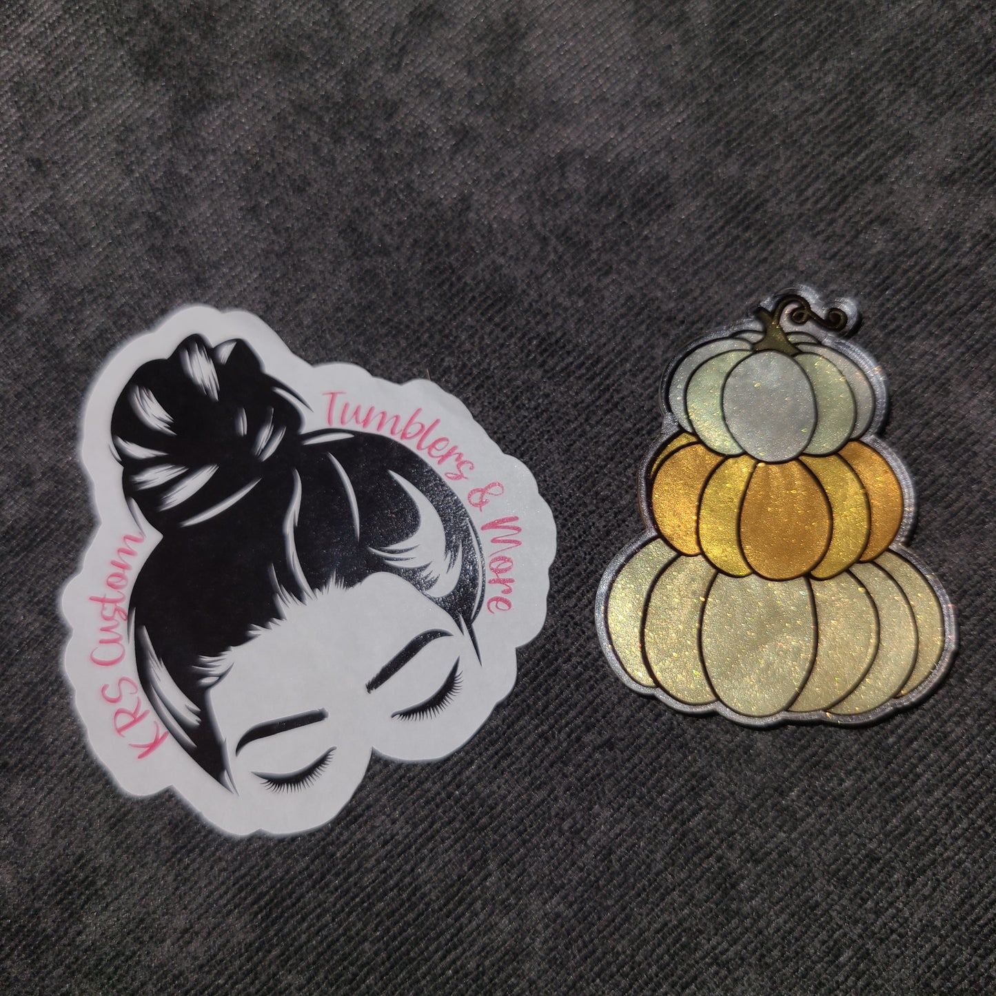 RTS Badge Reels - Stacked Pumpkins