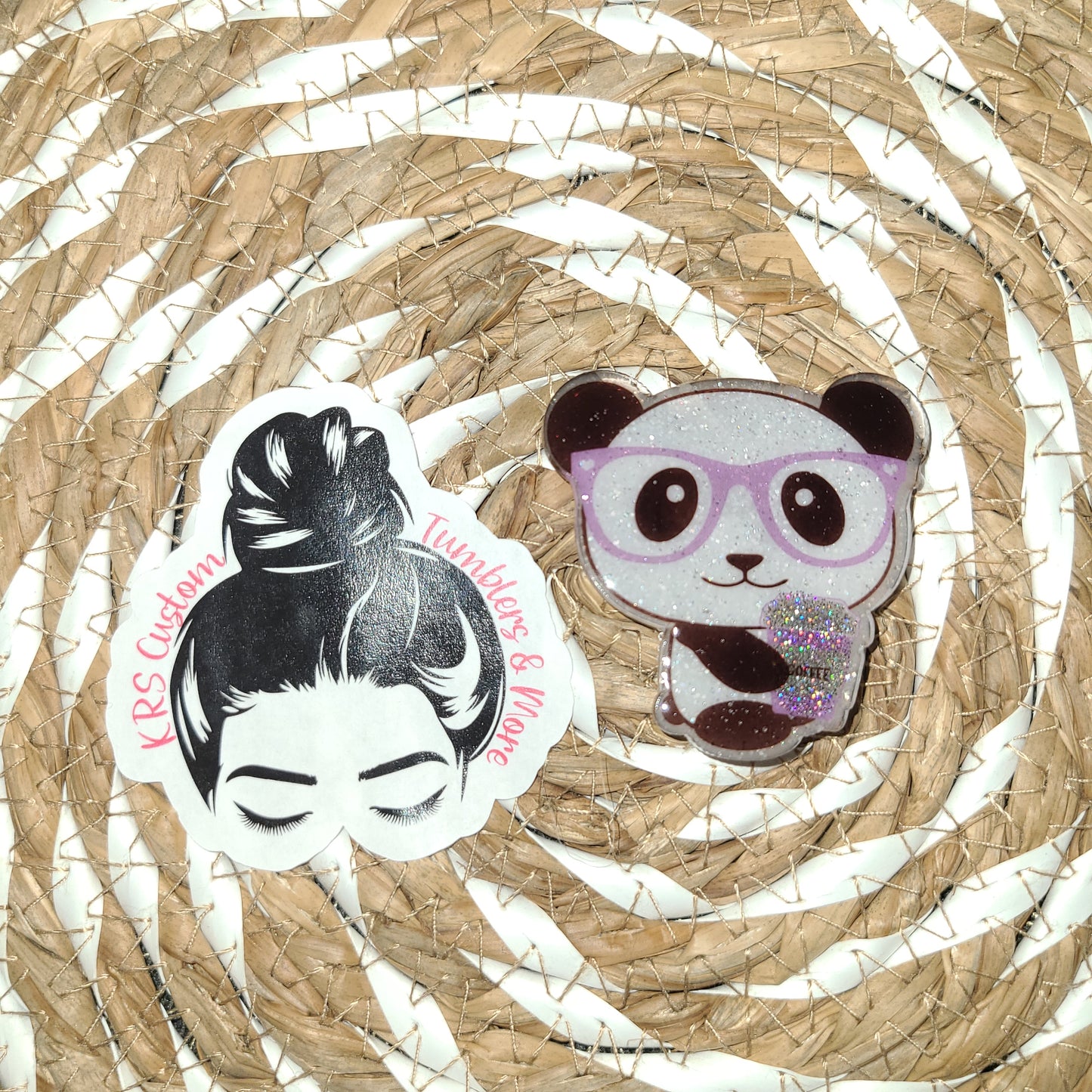 RTS Badge Reels - Panda w/ Coffee