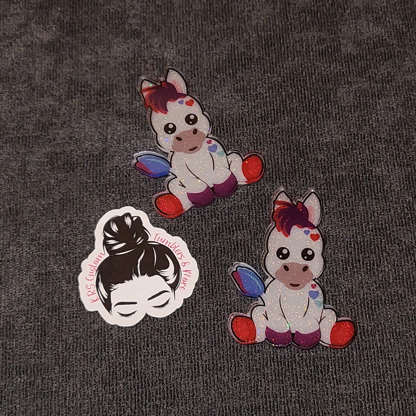 RTS Badge Reels - Sitting Unicorn
