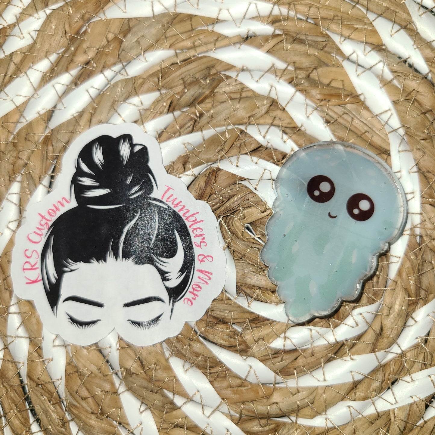 RTS Badge Reels - Baby Jelly Fish