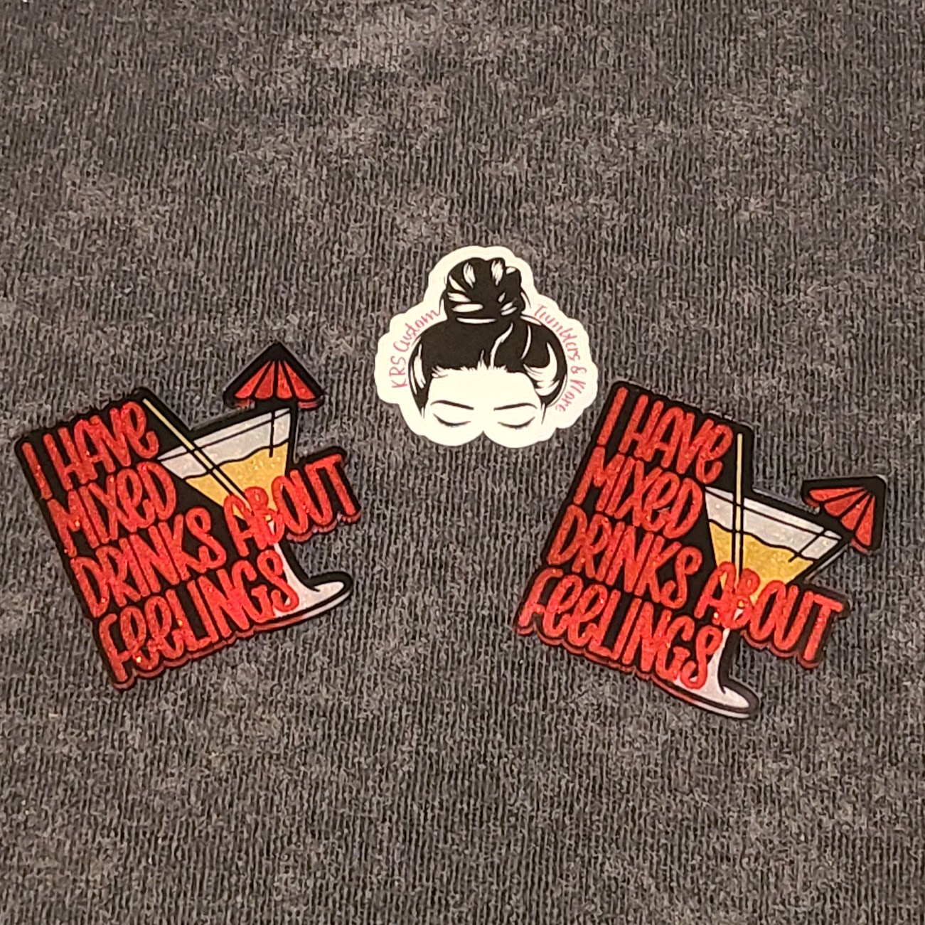 RTS Badge Reels - I Have Mixed Drinks About Feelings