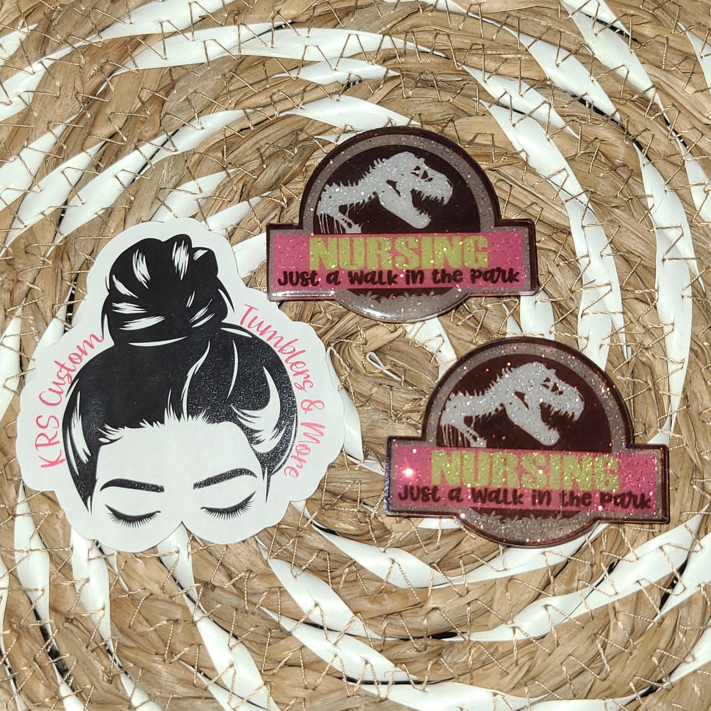 RTS Badge Reels - Nursing is a Walk in the Park