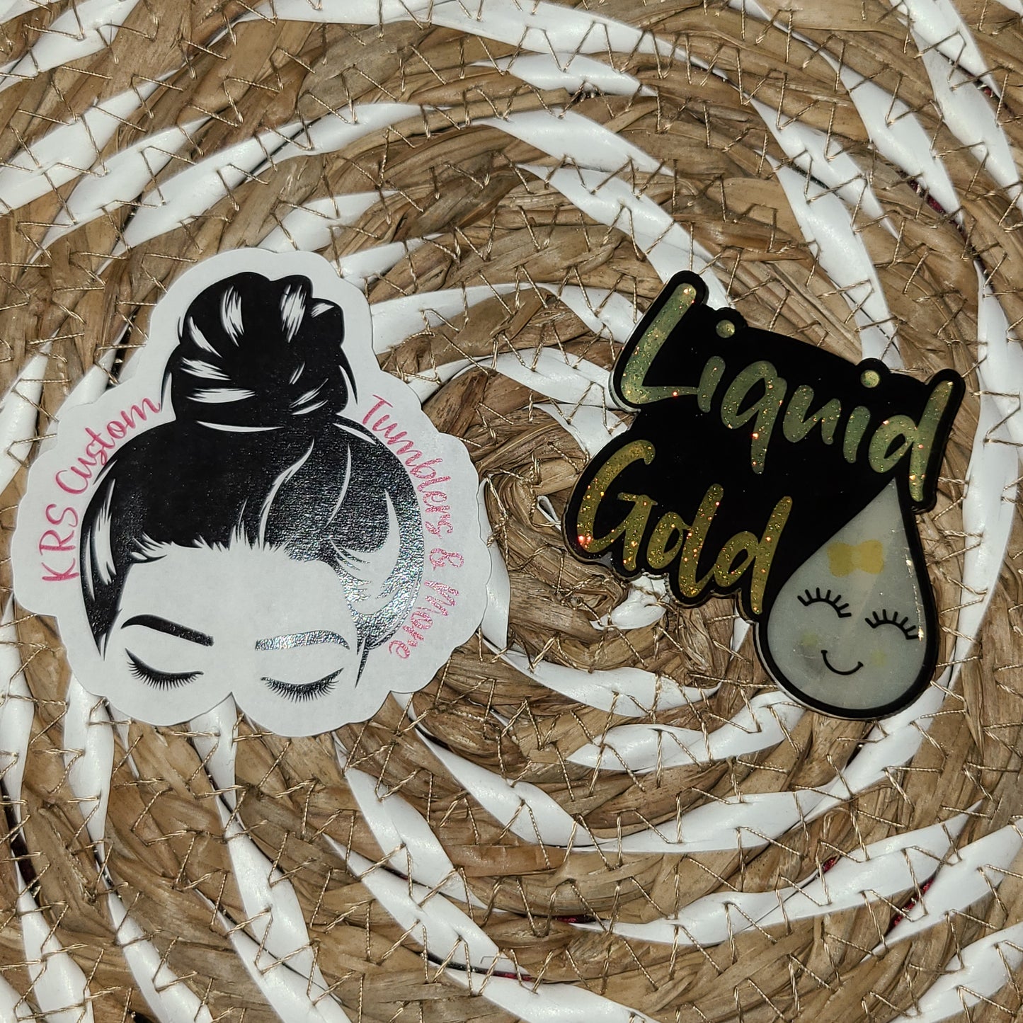 RTS Badge Reels - Liquid Gold