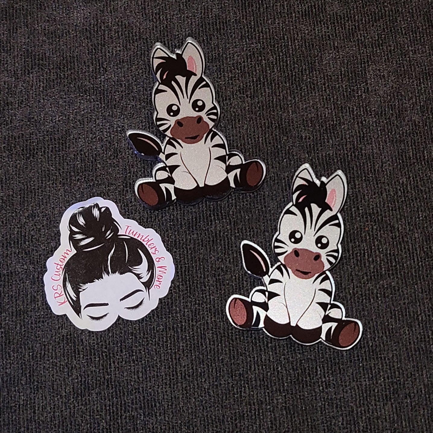 RTS Badge Reels - Sitting Zebra