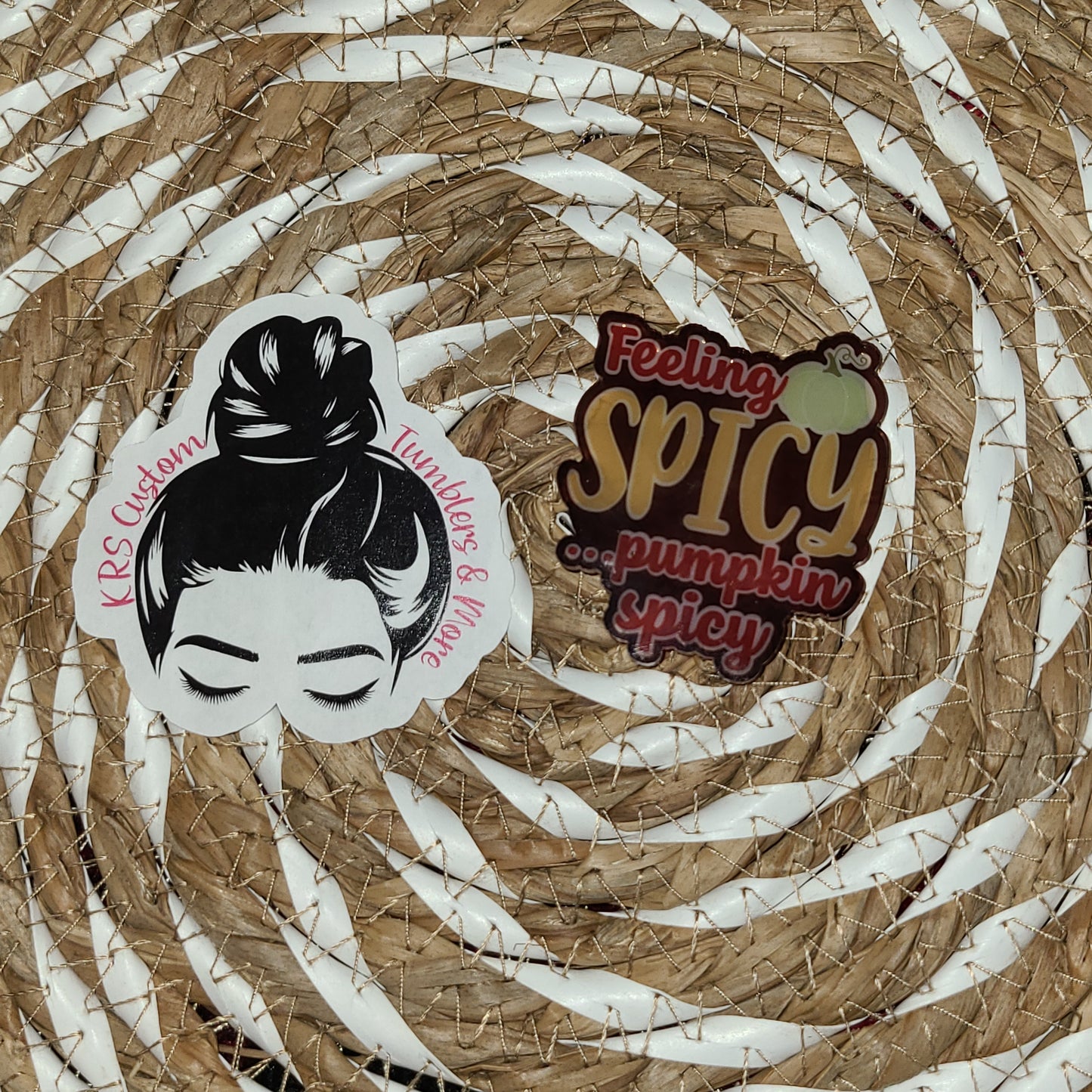 RTS Badge Reels - Feeling Spicy... pumpkin spicy