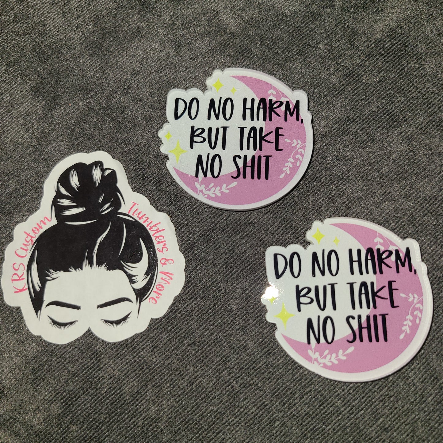 RTS Badge Reels - Do No Harm, Take No Shit