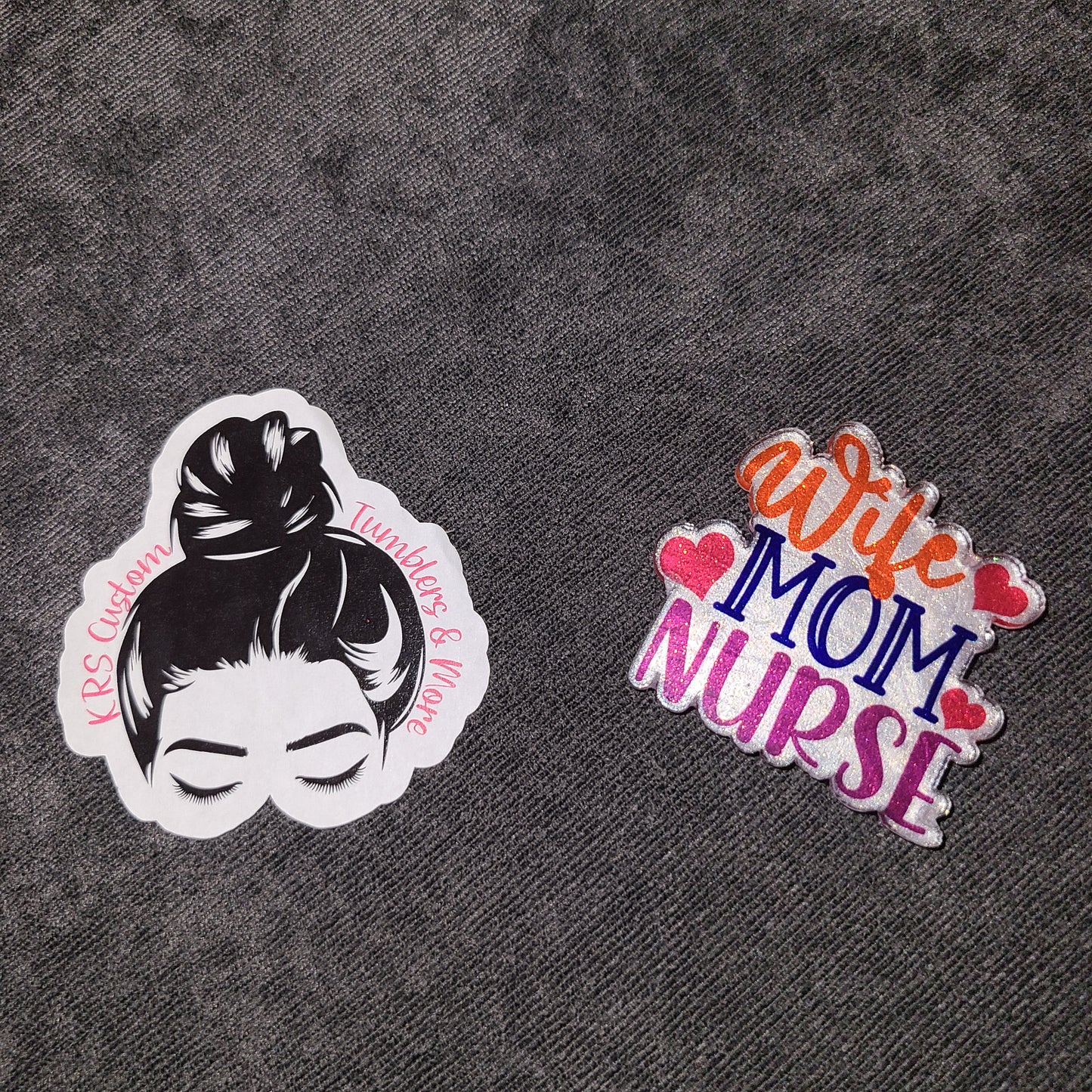 RTS Badge Reels - Wife Mom Nurse