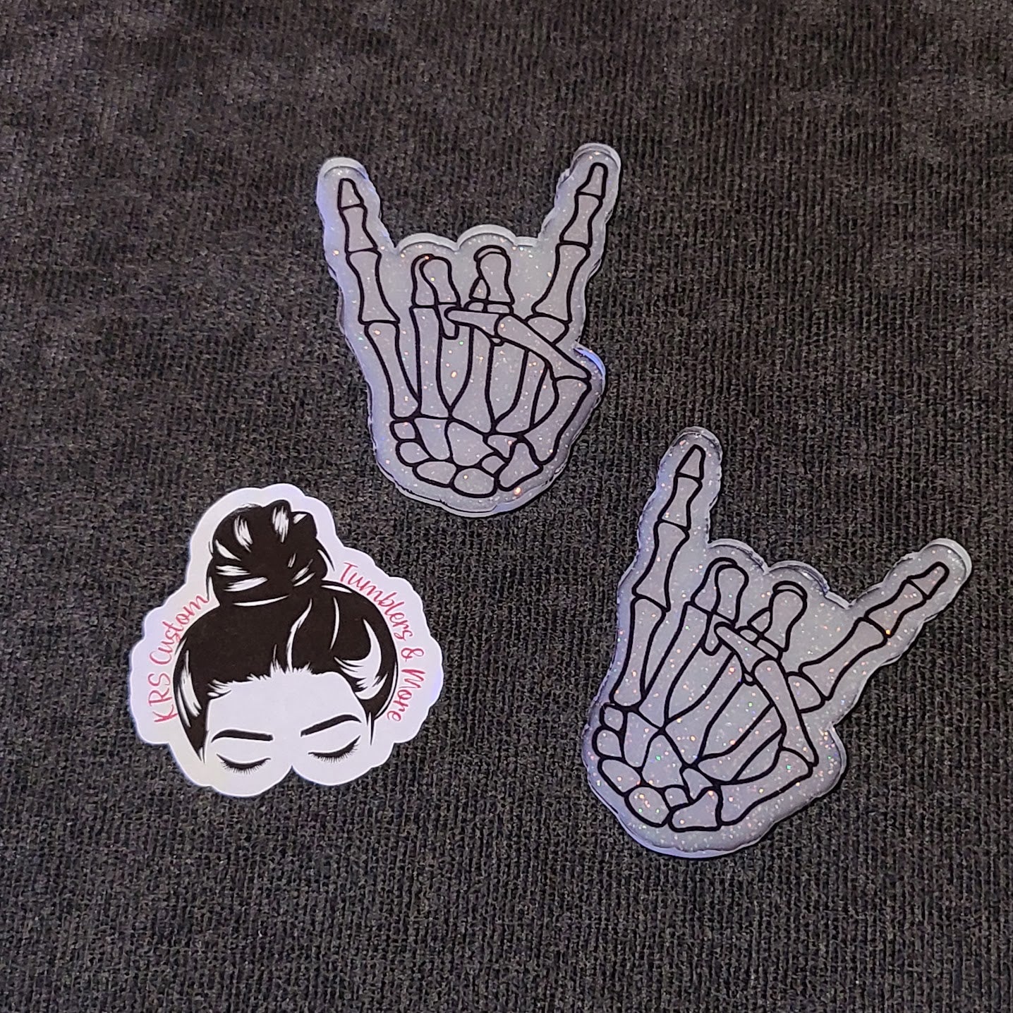 RTS Badge Reels - Rock On Skeleton