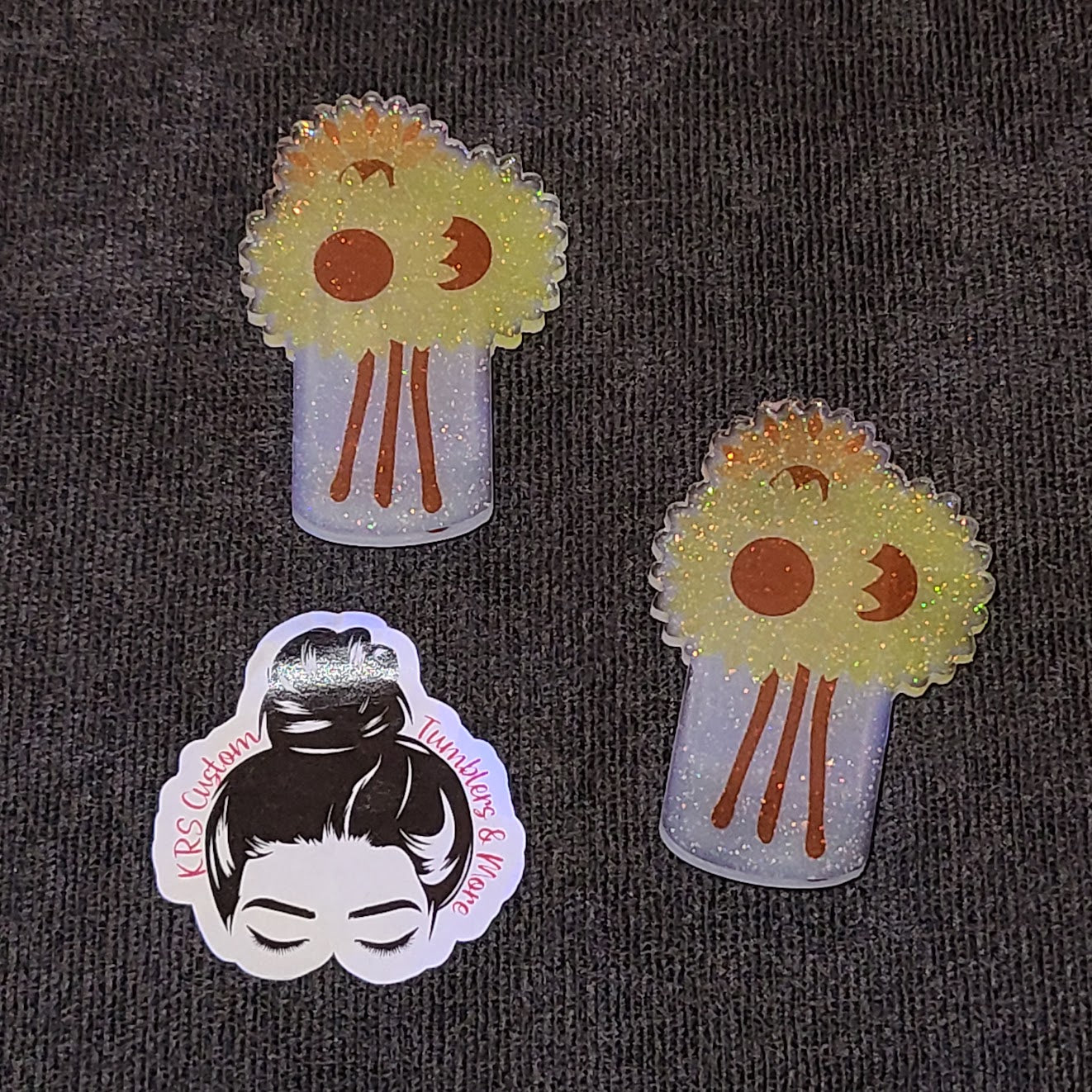 RTS Badge Reels - Sunflowers in Vase