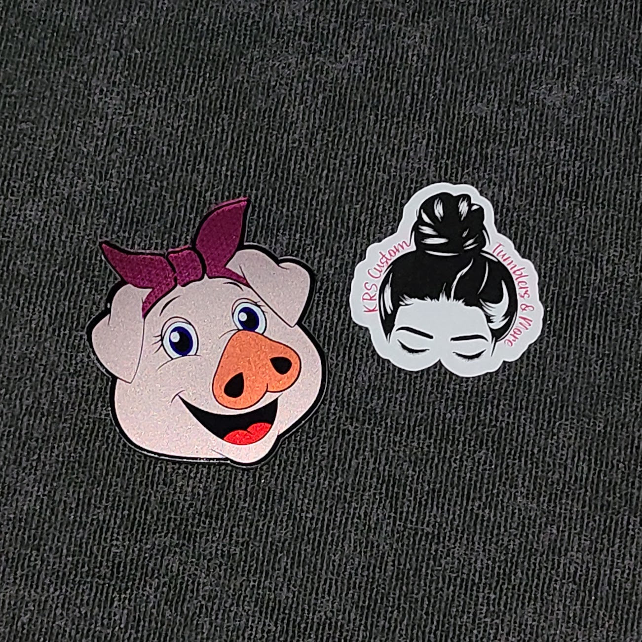 RTS Badge Reels - Pig Bandana
