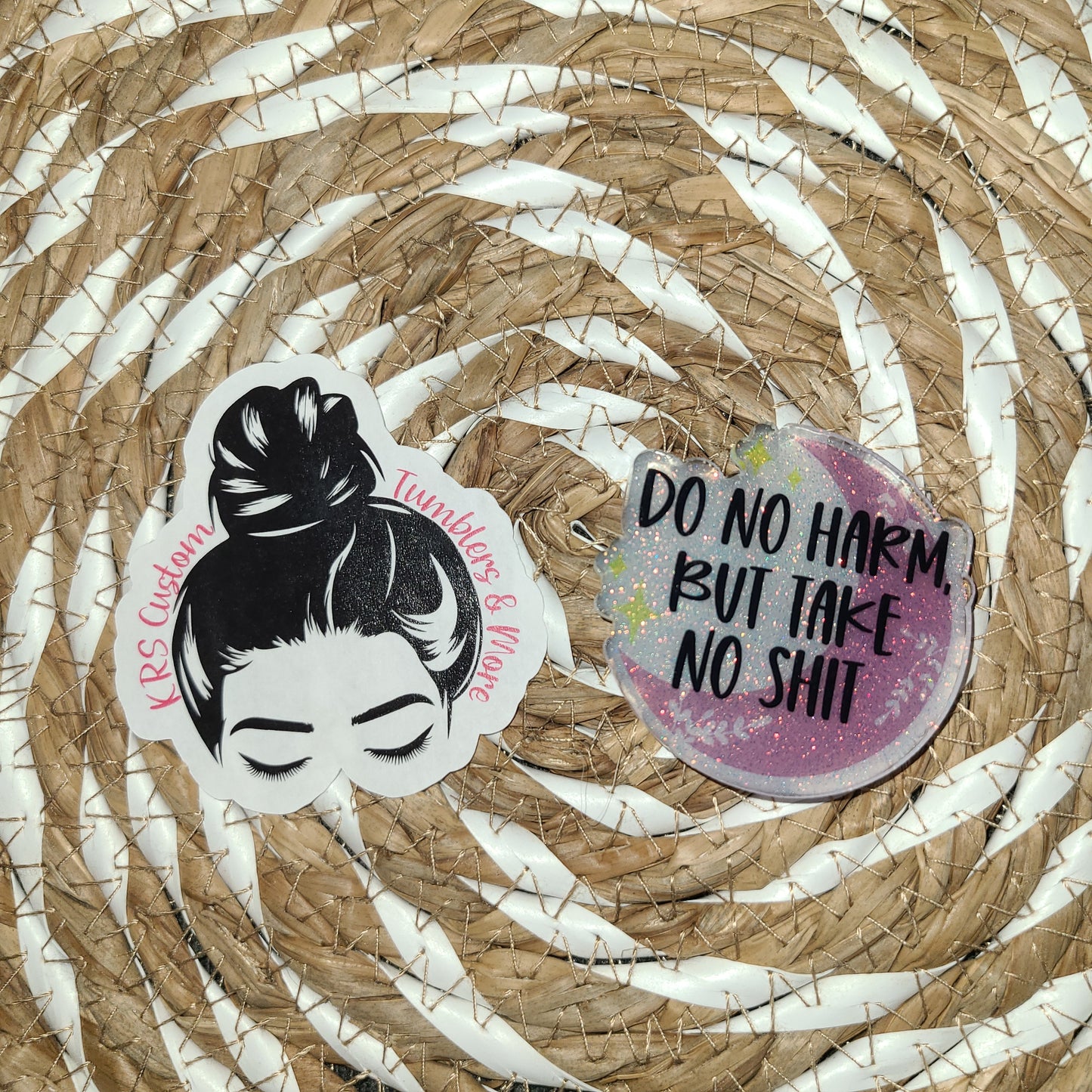 RTS Badge Reels - Do No Harm, Take No Shit