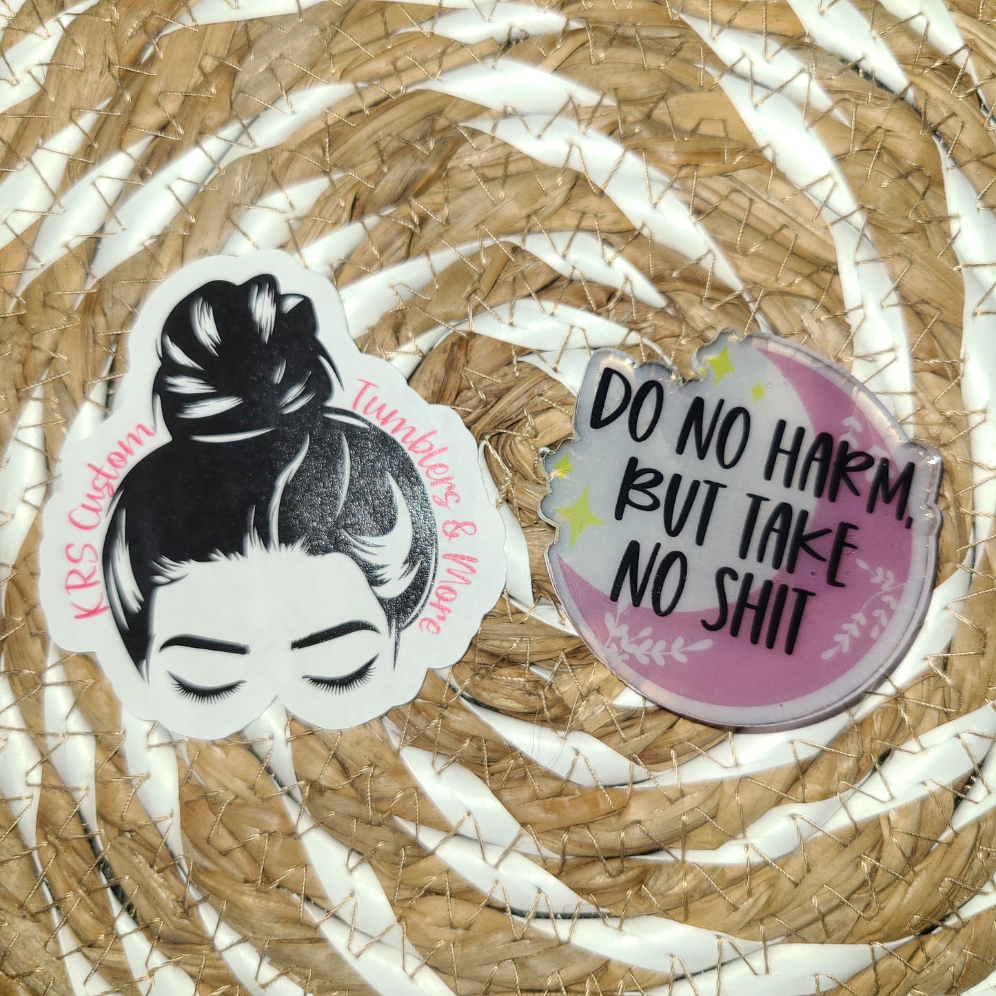 RTS Badge Reels - Do No Harm, Take No Shit