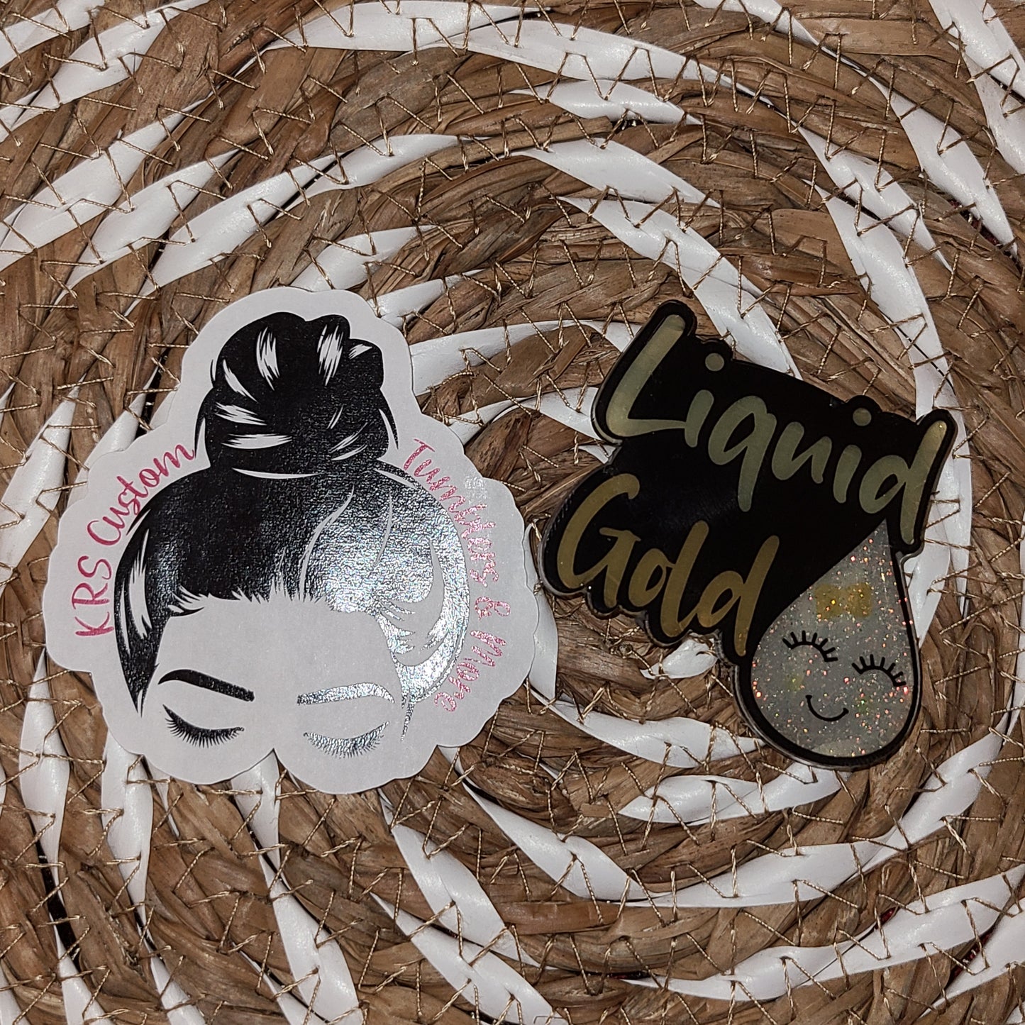 RTS Badge Reels - Liquid Gold