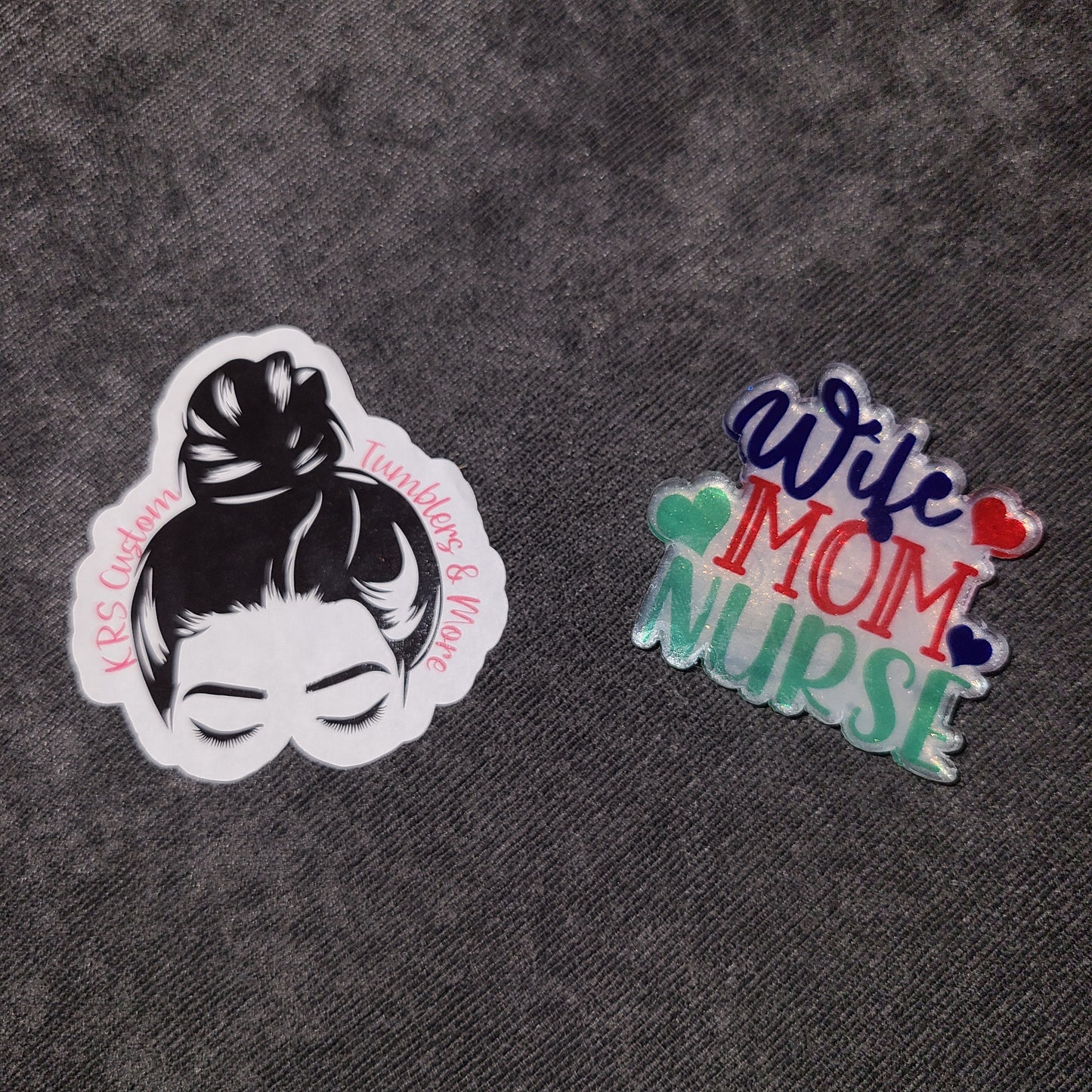 RTS Badge Reels - Wife Mom Nurse
