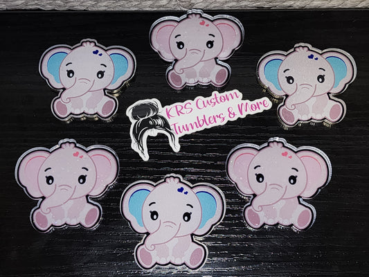 RTS Badge Reels - Baby Elephant