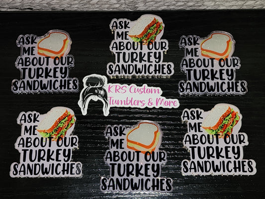 RTS Badge Reels - Turkey Sandwiches