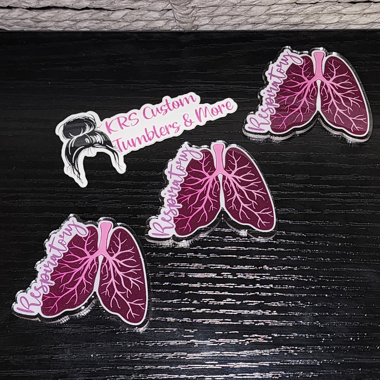 RTS Badge Reels - Respiratory Lungs
