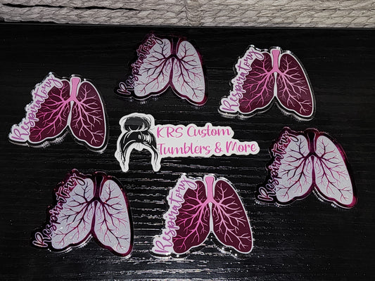 RTS Badge Reels - Respiratory Lungs