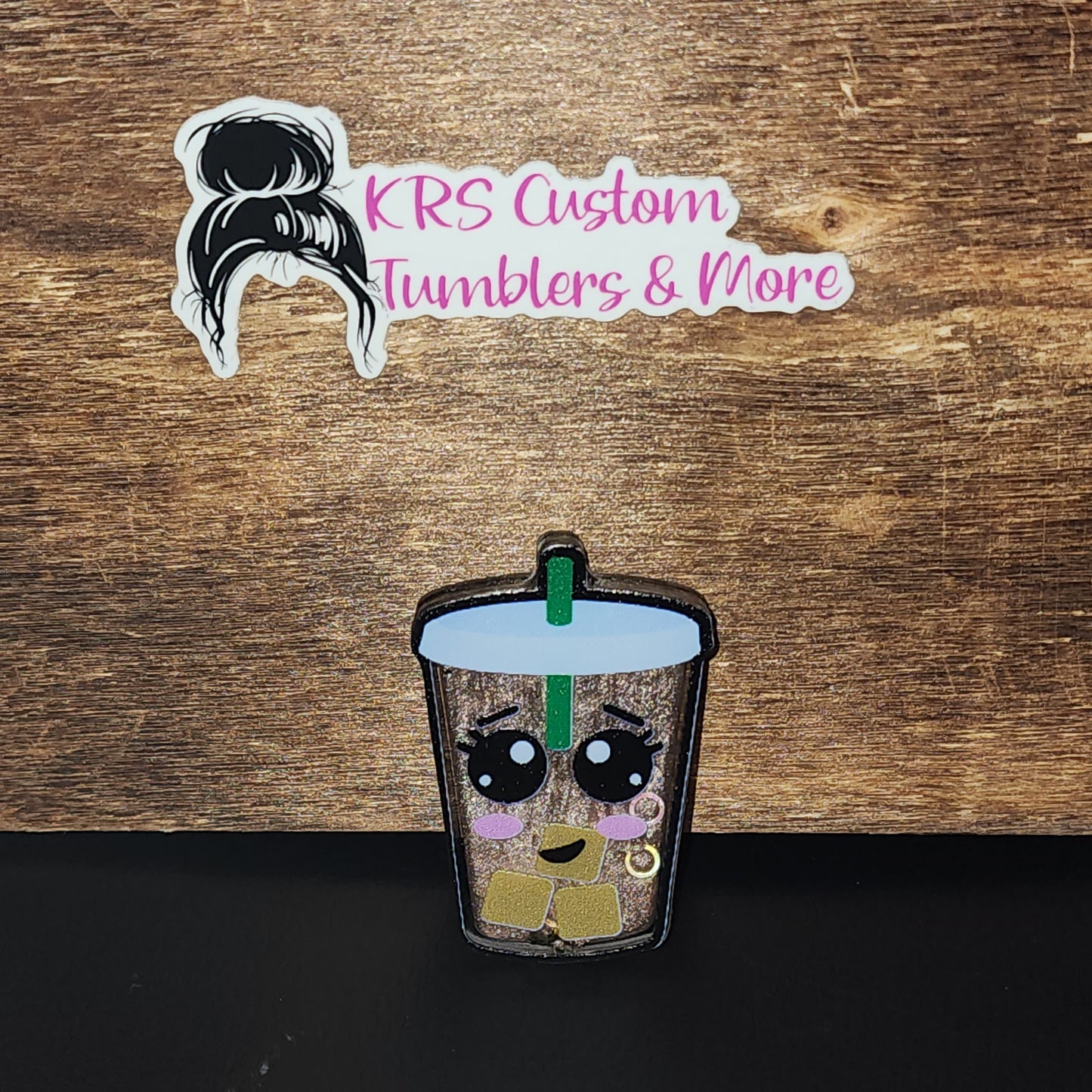 RTS Badge Reels - Iced Coffee - Shaker