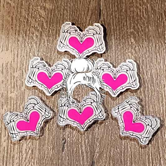 RTS Badge Reels -  Skeleton Heart