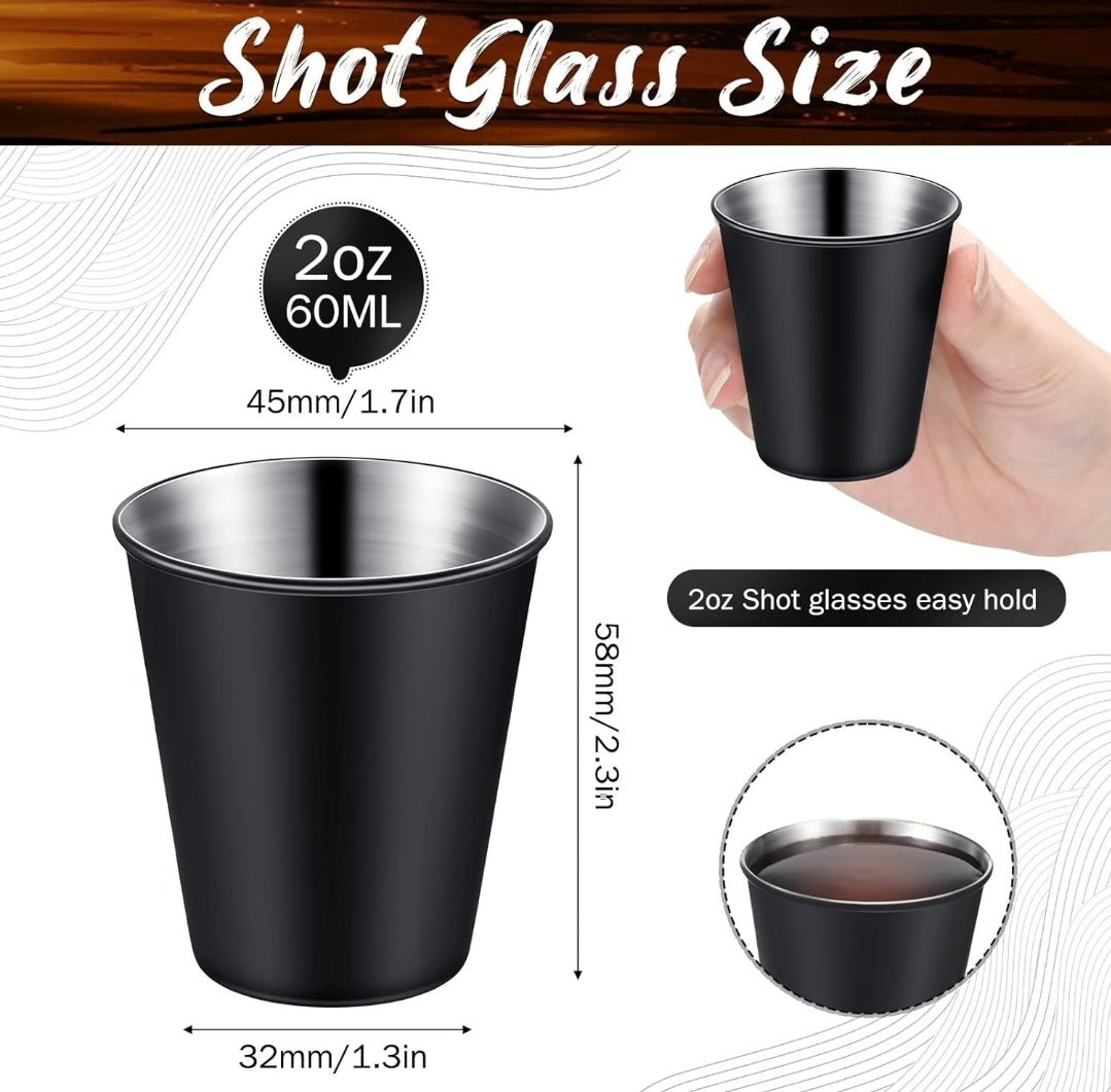 2oz Stainless Steel Shot Glass