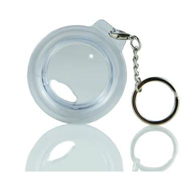 3oz Stainless Steel Shot Glass Keychain