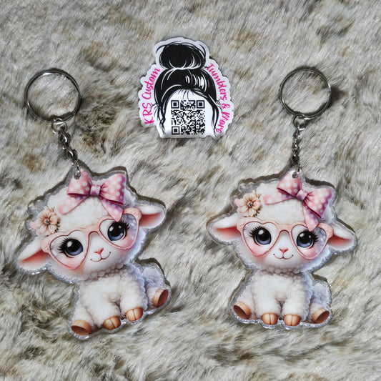 RTS Keychains - Cute Lamb