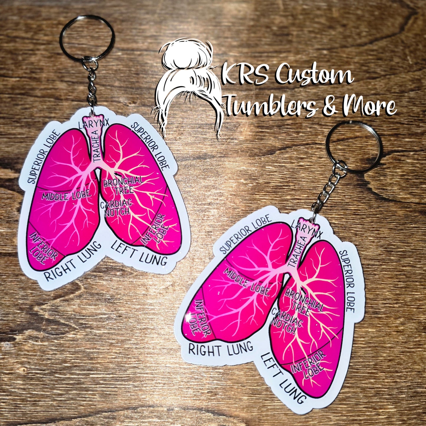 RTS Keychains - Labeled Lungs