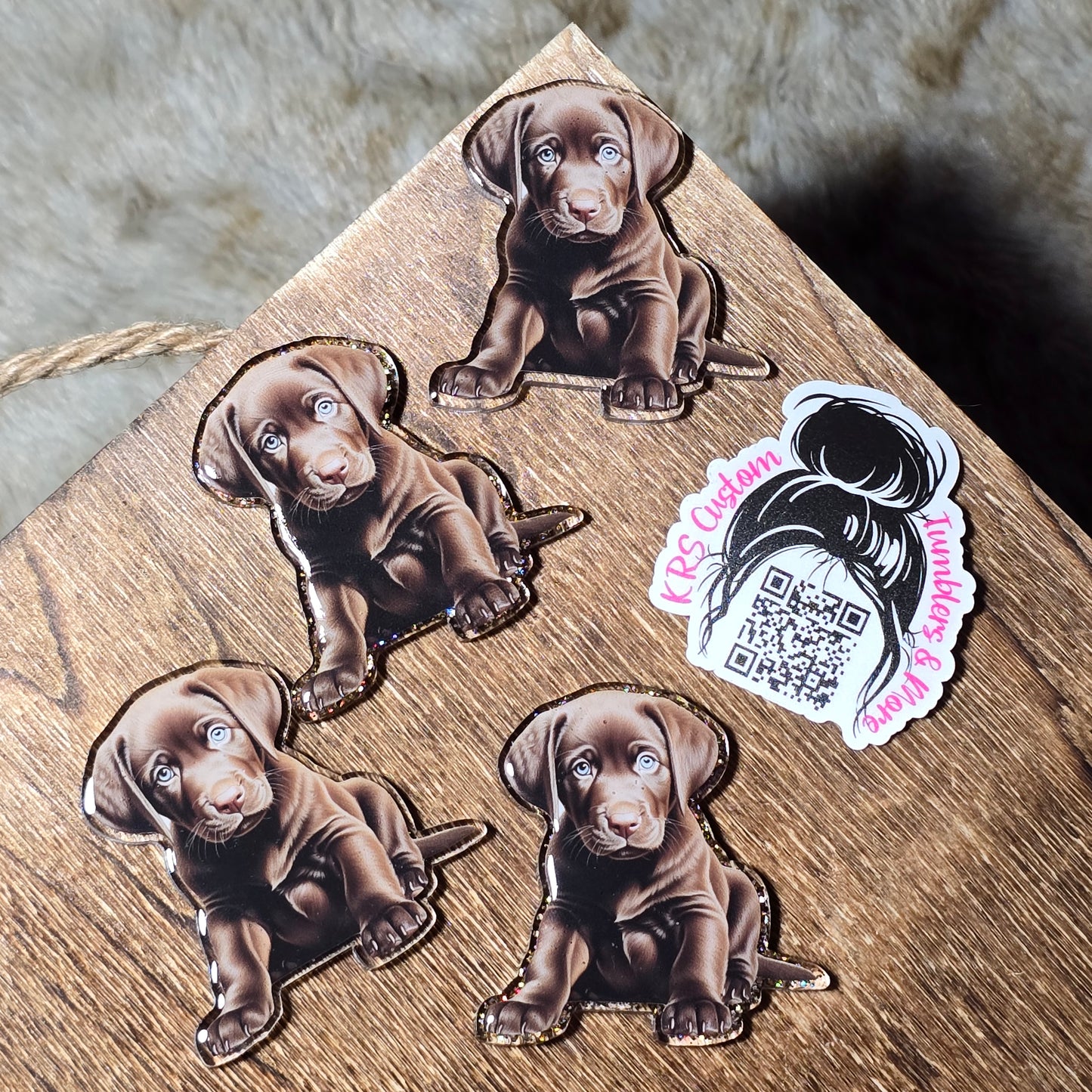 RTS Badge Reels - Chocolate Lab