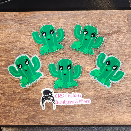 RTS Badge Reels - Cactus w/ Clovers