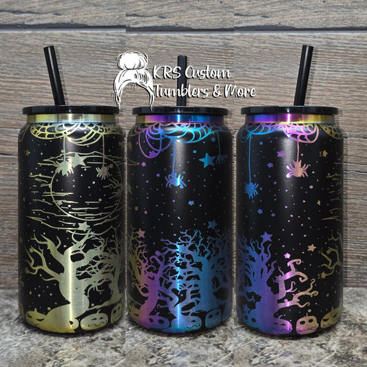 RTS 16oz Metal Rainbow Can - Halloween