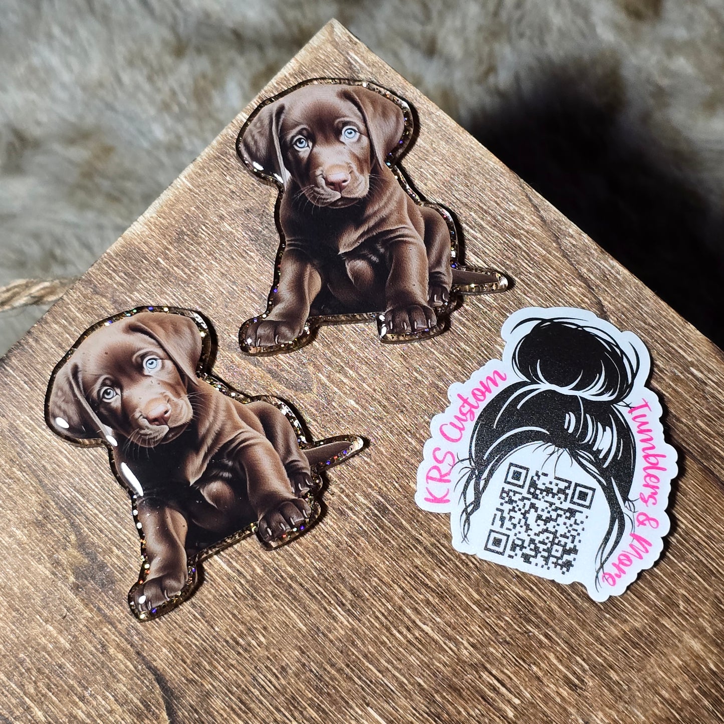 RTS Badge Reels - Chocolate Lab