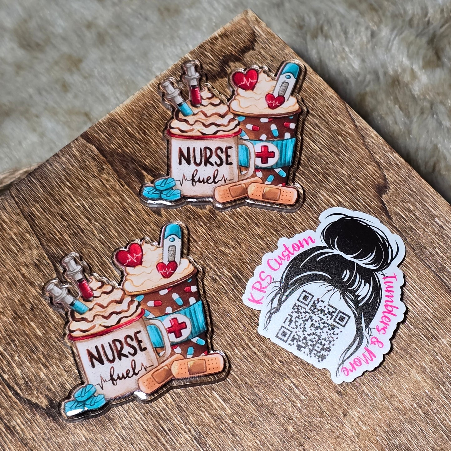 RTS Badge Reels - Nurse Fuel