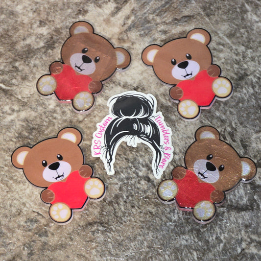 RTS Badge Reels - Teddy with Heart