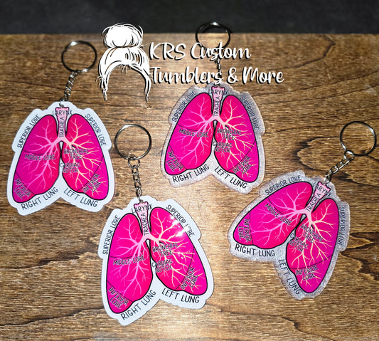 RTS Keychains - Labeled Lungs