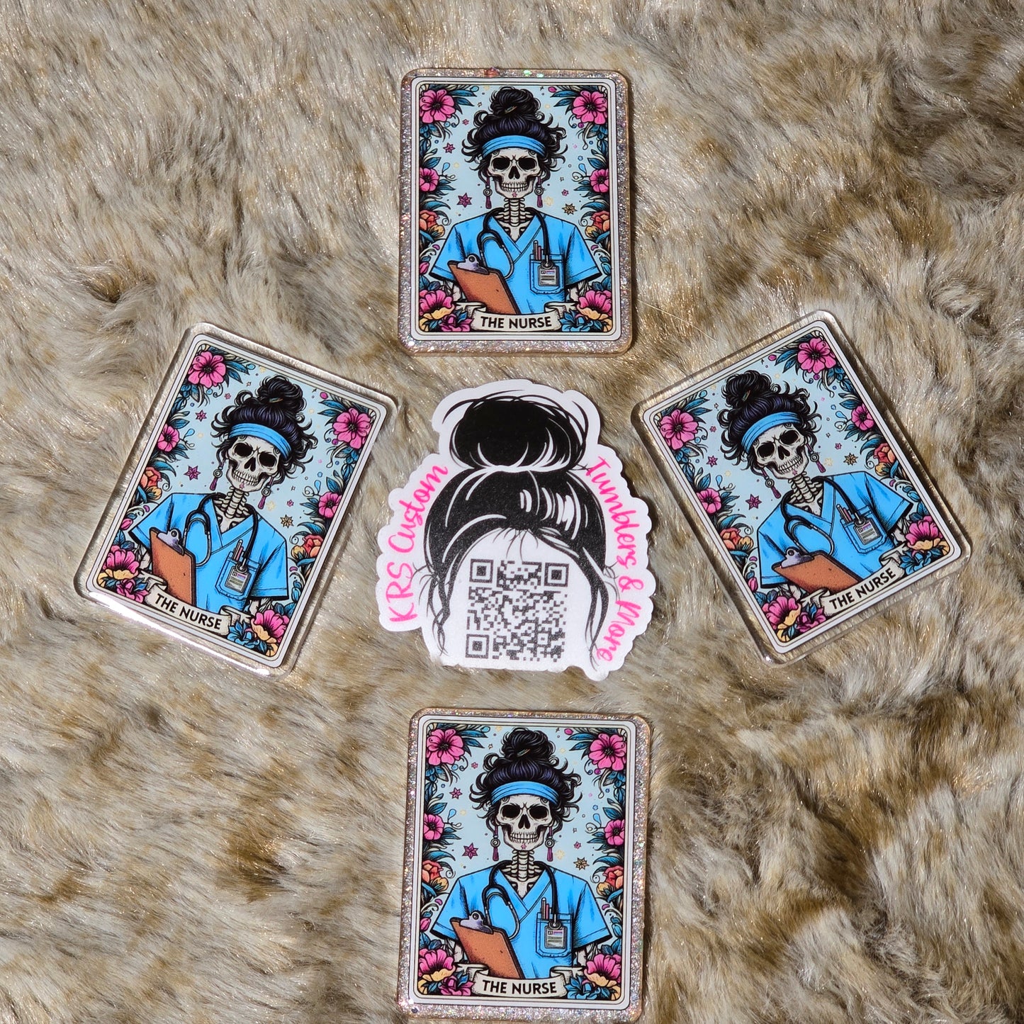 RTS Badge Reels - Tarot The Nurse