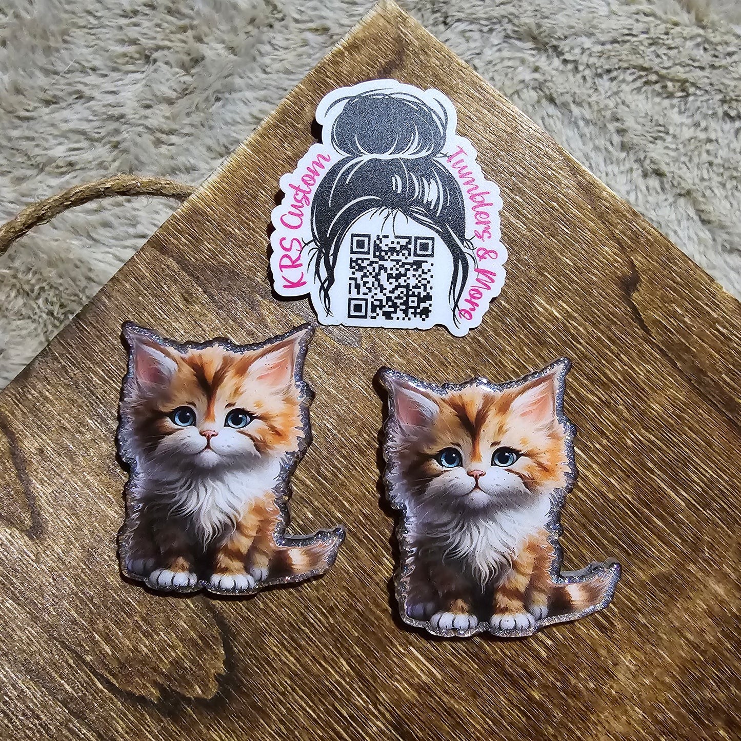 RTS Badge Reels - Maine Coon Kitten