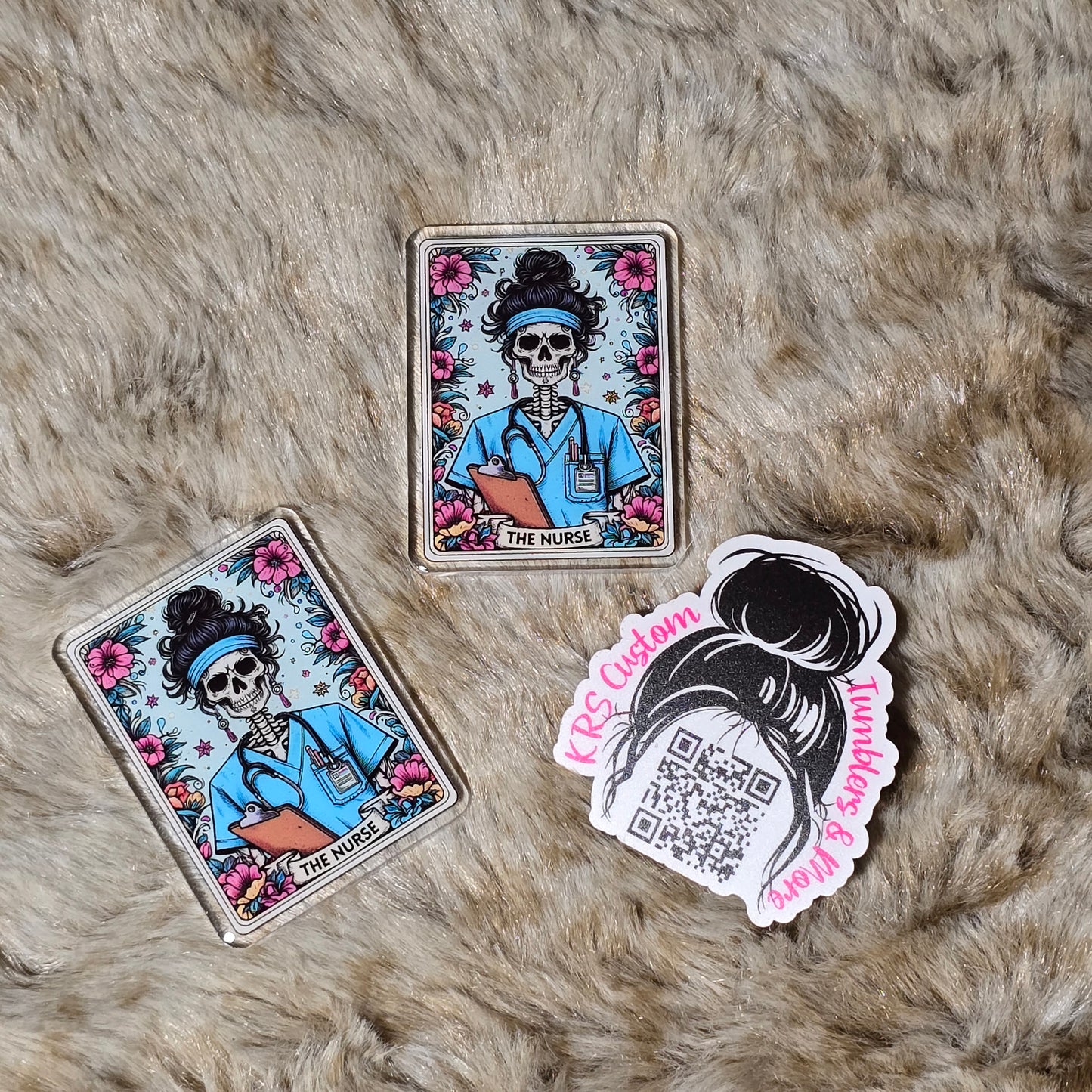 RTS Badge Reels - Tarot The Nurse