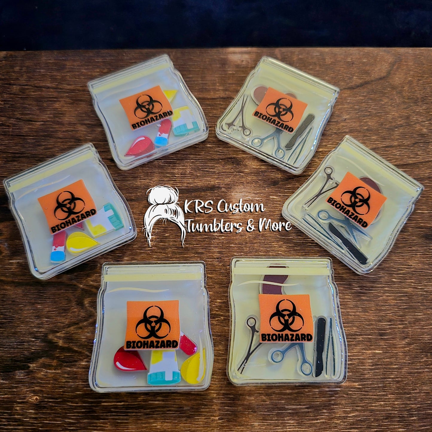 RTS Badge Reels - Biohazard Bag - Shaker