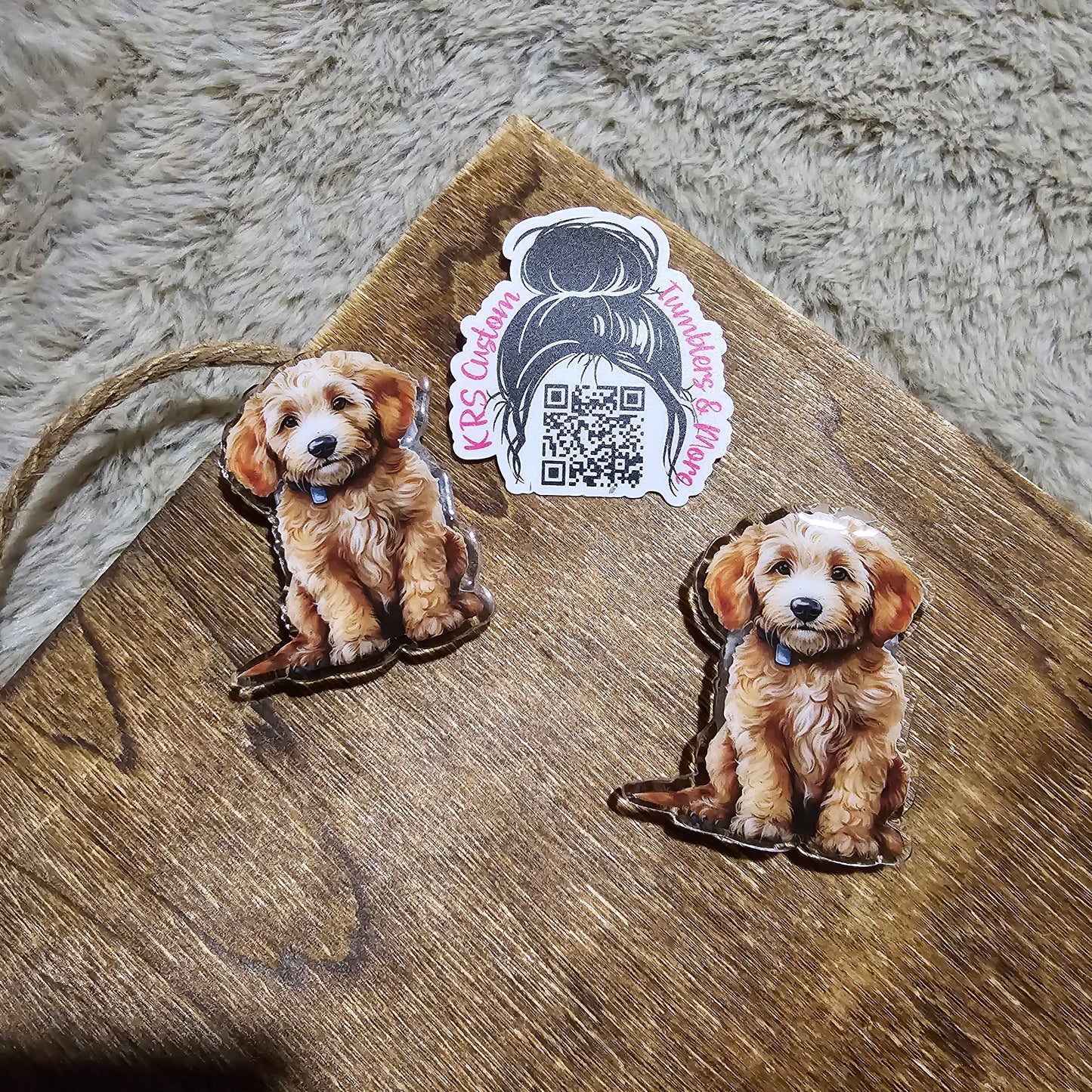 RTS Badge Reels - Labradoodle