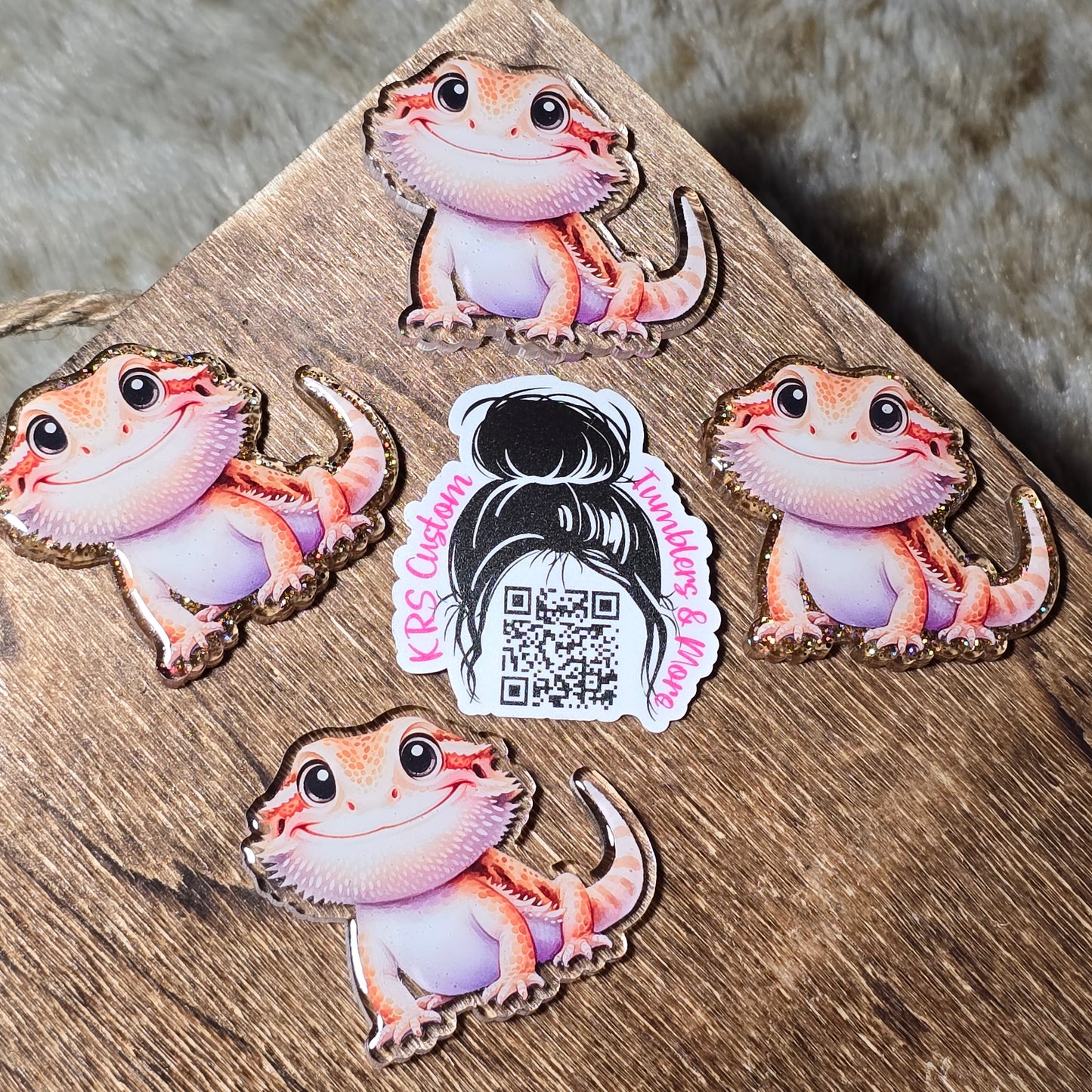 RTS Badge Reels - Bearded Dragon