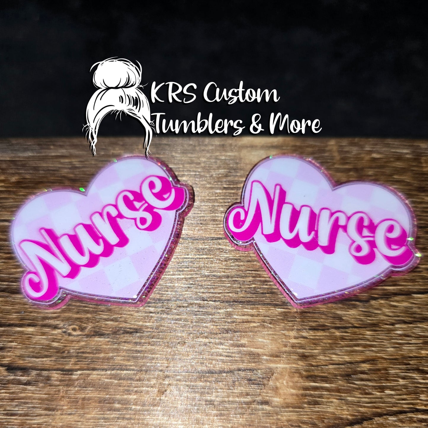 RTS Badge Reels - Checkered Nurse