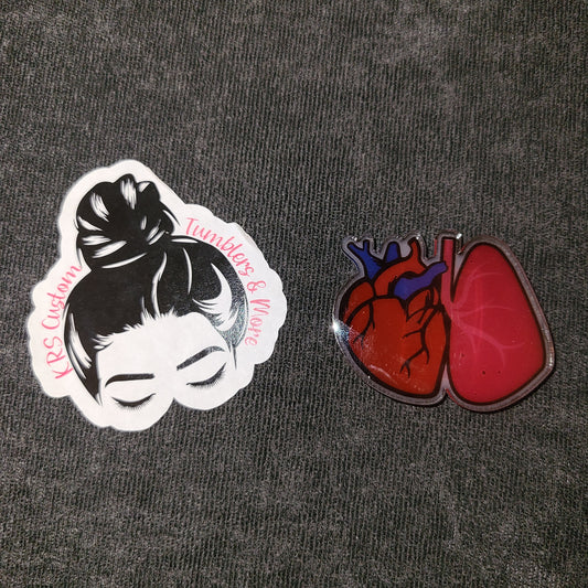 RTS Badge Reels - Heart & Lung