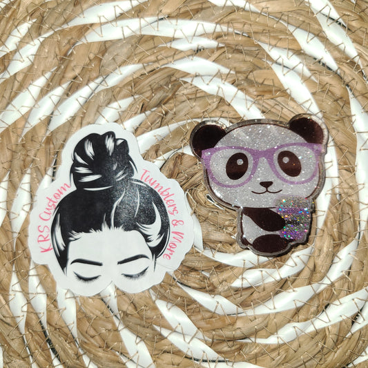 RTS Badge Reels - Panda w/ Coffee