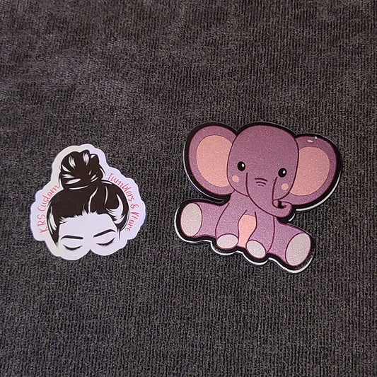 RTS Badge Reels - Sitting Elephant