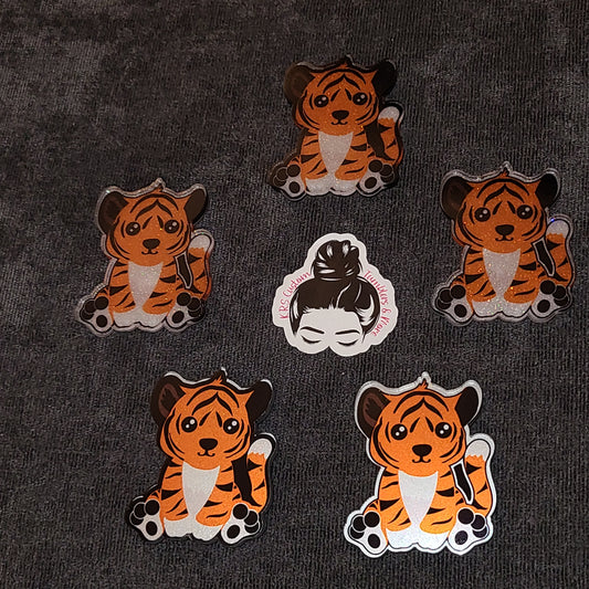 RTS Badge Reels - Sitting Tiger