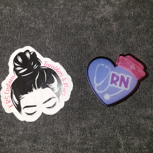 RTS Badge Reels - RN Heart